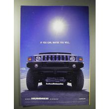 2002 Hummer H2 Ad - If You Can, Maybe You Will