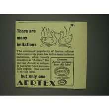 1949 Aertex Cellular Fabric Ad - many imitations