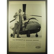1954 Du Pont Dacron Suit Ad - The inevitability of wearing Dacron