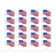 Flag Act of 1818 Full Sheet of 20 Current Rate Postage Stamps Scott 5284