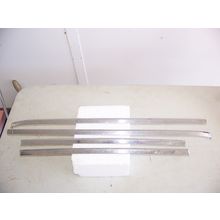 1965 CHRYSLER NEW YORKER 2D HT REAR WINDOW OUTSIDE TRIM OEM 4 PCS