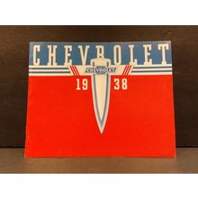 1938 Chevrolet Sales Brochure The Car That is Complete COLOR