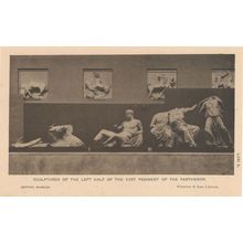 Greek Headless Statues Of The East Half Of East Parthenon Old Postcard
