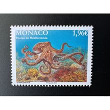 Monaco 2024 YT 3443 SANS WITHOUT logo Europa CEPT Poulpe méditerranée octopus