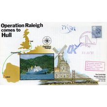 MG Fell of Hull Humberside Ports Operation Raleigh Hand Signed FDC