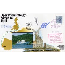 PG Smith Sir Walter Raleigh Bandmaster Operation Comes To Hull Hand Signed FDC