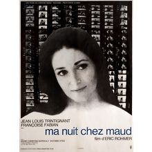 My Night at Mauds 1969 REMASTERED Poster Canvas Movie Film Art Print A0 A1 A2 A3