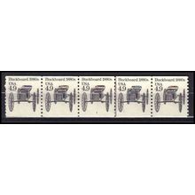 2124 4.9c Buckboard Very Fine MNH Dry Gum PNC 4/5 X0251