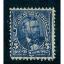 Used 281 5c Ulysses S. Grant Barely Clears M04975