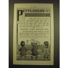 1902 Pettijohn's Flaked Breakfast Food Ad - art by Cory