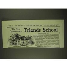 1903 Friends School Ad - The New Gymnasium
