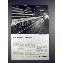 1945 Beoing B-29 Superfortress Ad - Wing Strength