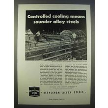 1946 Bethlehem Steel Ad - Sounder Alloy Steels