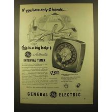 1950 General Electric Automatic Interval Timer Ad
