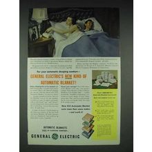 1950 General Electric Blanket Ad - New Kind