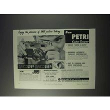 1959 Petri Color Super Camera Ad - Easy Picture Taking