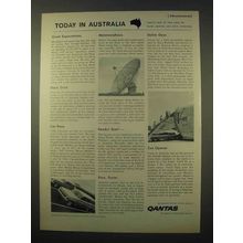 1963 Qantas Airways Ad - Today in Australia