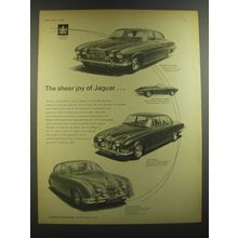 1964 Jaguar Ad - Mark Ten Saloon, E Type G.T., S Model and Mark 2 Saloon