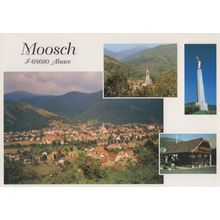 Moosch Aerial Birds Eye French Postcard
