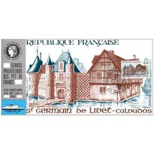 027 Carte officielle Exhibition Stamplink 1986 France FDC St-Germain de Livet