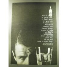 1960 Rose's Lime Juice Advertisment - Look at it
