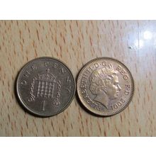GB 2001 Elizebeth II Decimal 1p Coin