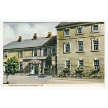 Worsley Arms Hotel Hovingham Postcard North Yorkshire