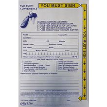 Key Drop off Envelope - EBNO-1-Y - 500 Qty. (W1)