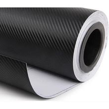DIYAH 3D Black Carbon Fiber Film Twill Weave Vinyl Sheet Roll Wrap DIY Decals (1