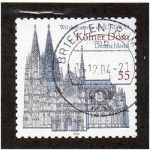 GER 2003 €0.55 (S/A) 'UNESCO SITES -KOLN CATHEDRAL' FINE USED (EBID30-296)