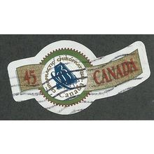CAN 1996 45c 'GREETING STAMPS (VALUE AT LEFT) FINE USED (EBID49-031)