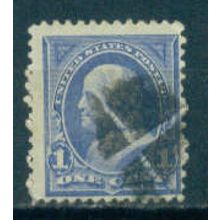 Used 264 1c Benjamin Franklin Barely Clears M02994