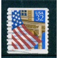 Used 2913 32c U.S. Flag Over Porch Fine CNS 33333 W0855