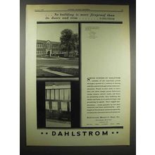 1929 Dahlstrom Door Ad - Jackson School, Omaha