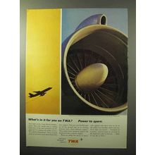 1964 TWA Airlines Ad - What's In It For You on TWA?