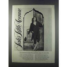 1981 Sak's Fifth Avenue Ad - Calvin Klein Pantdress