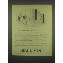 1949 Heal & Son Bedroom Suite Ad - Bedroom Suite designed by Christopher Heal