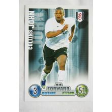 2007/08 Topps Match Attax Trading Card - Collins John, Fulham FC