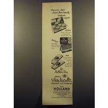 1951 Verkade Biscuits and Candies Ad - Because she'd choose them herself