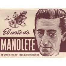 Manolette Great Bullfighter Grand Torero Painting Postcard Book