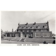 Golden Lion Hotel Real Photo Hunstanton Postcard