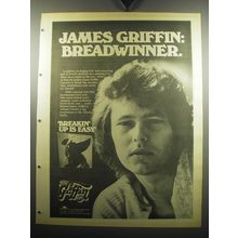 1974 James Griffin Breakin Up is Easy Album Advertisement