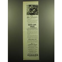 1958 Cunard North Cape Cruise Ad - This summer
