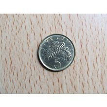 Singapore 2000 5 Cents Coin