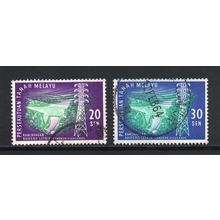 Malayan Federation - 1963 - Cameron Highlands Hydro-Electric (sg35-36) Used