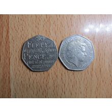 GB 2005 Elizebeth II Decimal 50p Johnson`s Dictionary Coin