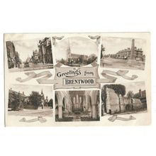 Brentwood, Essex, Multiview Postcard.