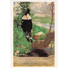 Maxwell Armfield Oh Willo Willo Willo ! Rare Music Painting Postcard