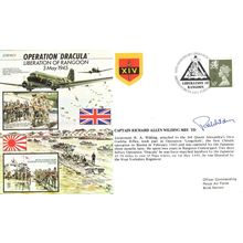 Richard Allen Wilding Operation Dracula Japanese WW2 POW Hand Signed FDC