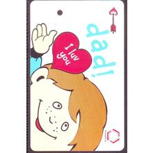 Dad I Love You S'pore TransitLink Train/Bus Card